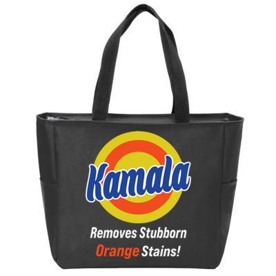 Kamala Removes Stubborn Orange Stains Zip Tote Bag