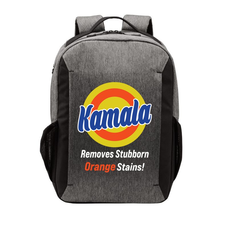 Kamala Removes Stubborn Orange Stains Vector Backpack
