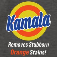 Kamala Removes Stubborn Orange Stains Vector Backpack