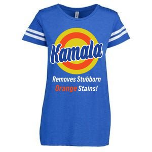 Kamala Removes Stubborn Orange Stains Enza Ladies Jersey Football T-Shirt