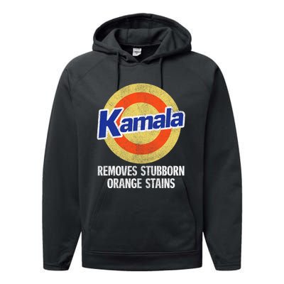 Kamala Removes Stubborn Orange Stains Kamala Harris 2024 Performance Fleece Hoodie