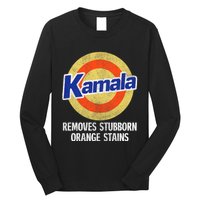 Kamala Removes Stubborn Orange Stains Kamala Harris 2024 Long Sleeve Shirt