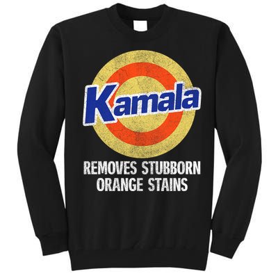 Kamala Removes Stubborn Orange Stains Kamala Harris 2024 Tall Sweatshirt