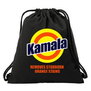 Kamala Removes Stubborn Orange Stains Funny Democrat Drawstring Bag