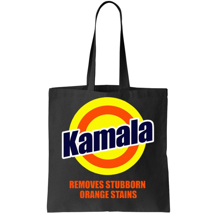 Kamala Removes Stubborn Orange Stains Funny Democrat Tote Bag