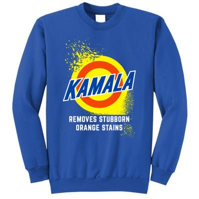 Kamala Removes Stubborn Orange Stains Cleaning Funny Gift Sweatshirt