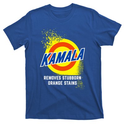 Kamala Removes Stubborn Orange Stains Cleaning Funny Gift T-Shirt