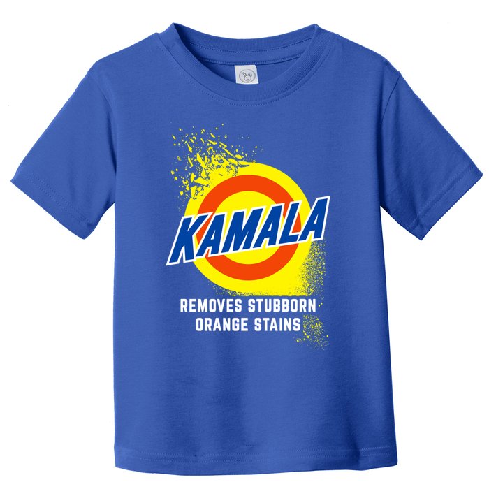 Kamala Removes Stubborn Orange Stains Cleaning Funny Gift Toddler T-Shirt