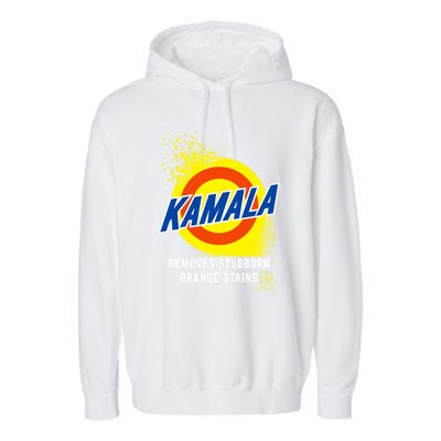 Kamala Removes Stubborn Orange Stains Cleaning Funny Gift Garment-Dyed Fleece Hoodie