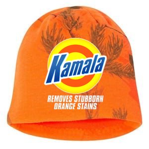 Kamala Removes Stubborn Orange Stains Vote Kamala Harris 2024 Kati - Camo Knit Beanie