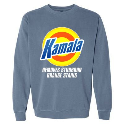 Kamala Removes Stubborn Orange Stains Vote Kamala Harris 2024 Garment-Dyed Sweatshirt