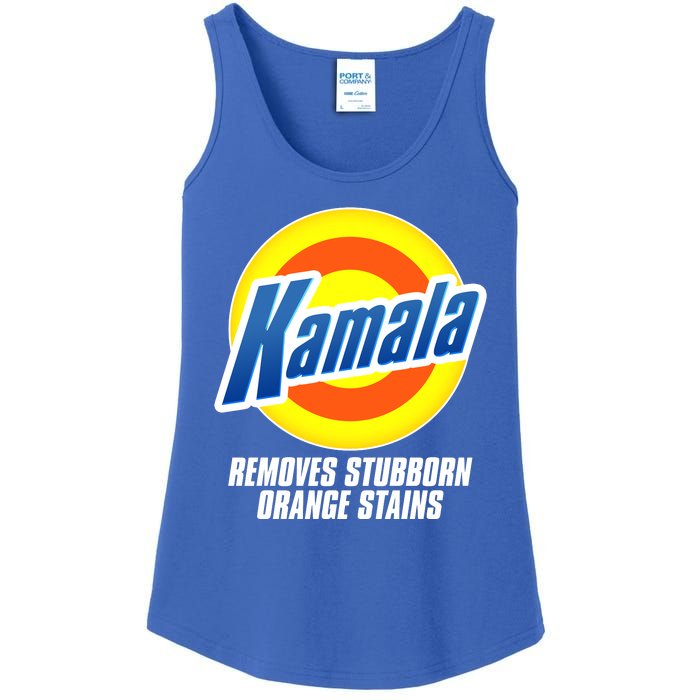 Kamala Removes Stubborn Orange Stains Vote Kamala Harris 2024 Ladies Essential Tank