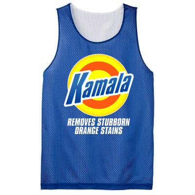 Kamala Removes Stubborn Orange Stains Vote Kamala Harris 2024 Mesh Reversible Basketball Jersey Tank