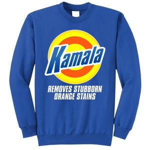 Kamala Removes Stubborn Orange Stains Vote Kamala Harris 2024 Tall Sweatshirt