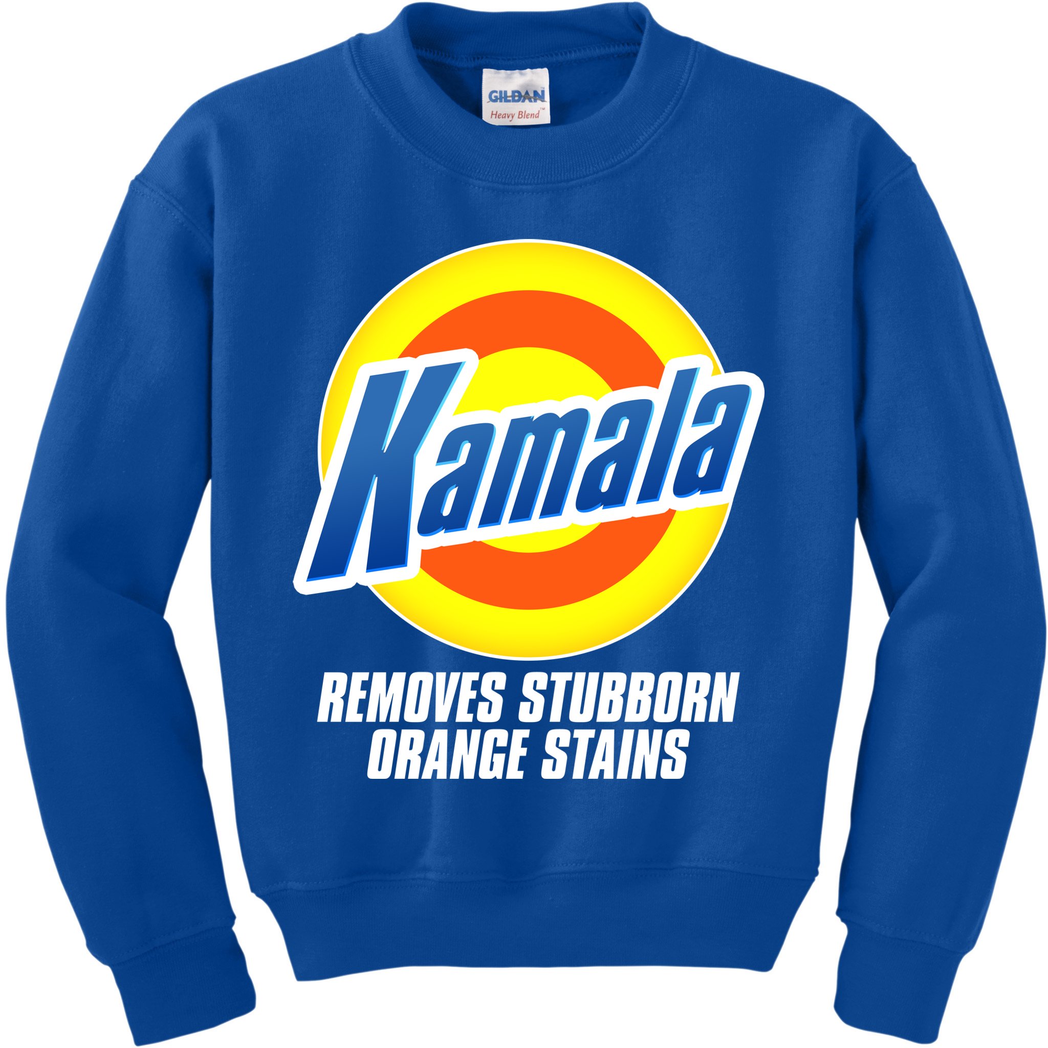 Kamala Removes Stubborn Orange Stains Vote Kamala Harris 2024 Kids Sweatshirt