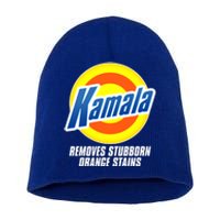 Kamala Removes Stubborn Orange Stains Vote Kamala Harris 2024 Short Acrylic Beanie