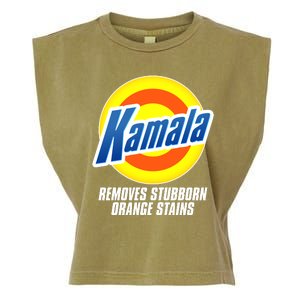 Kamala Removes Stubborn Orange Stains Vote Kamala Harris 2024 Garment-Dyed Women's Muscle Tee