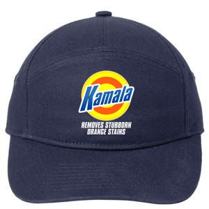 Kamala Removes Stubborn Orange Stains Vote Kamala Harris 2024 7-Panel Snapback Hat