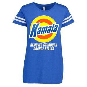 Kamala Removes Stubborn Orange Stains Vote Kamala Harris 2024 Enza Ladies Jersey Football T-Shirt