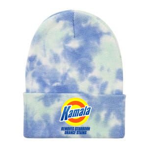 Kamala Removes Stubborn Orange Stains Vote Kamala Harris 2024 Tie Dye 12in Knit Beanie