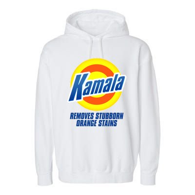 Kamala Removes Stubborn Orange Stains Vote Kamala Harris 2024 Garment-Dyed Fleece Hoodie