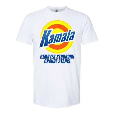 Kamala Removes Stubborn Orange Stains Vote Kamala Harris 2024 Softstyle CVC T-Shirt