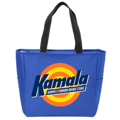 Kamala Removes Stubborn Orange Stains Politics Soap Bullseye Gift Zip Tote Bag