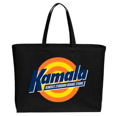 Kamala Removes Stubborn Orange Stains Politics Soap Bullseye Gift Cotton Canvas Jumbo Tote