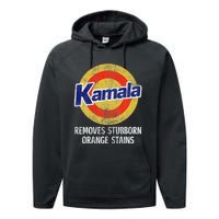 Kamala Removes Stubborn Orange Stains Kamala Harris 2024 Performance Fleece Hoodie