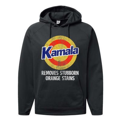 Kamala Removes Stubborn Orange Stains Kamala Harris 2024 Performance Fleece Hoodie