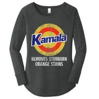 Kamala Removes Stubborn Orange Stains Kamala Harris 2024 Women's Perfect Tri Tunic Long Sleeve Shirt