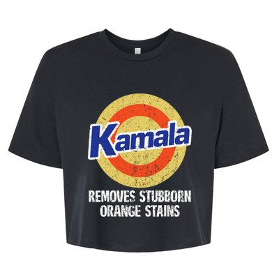 Kamala Removes Stubborn Orange Stains Kamala Harris 2024 Bella+Canvas Jersey Crop Tee