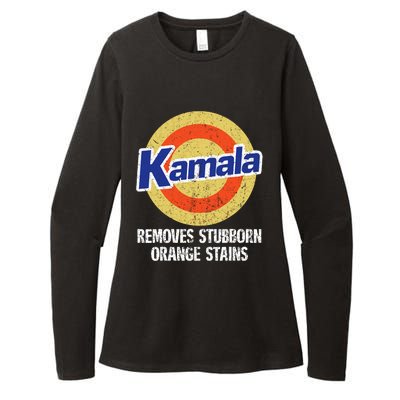 Kamala Removes Stubborn Orange Stains Kamala Harris 2024 Womens CVC Long Sleeve Shirt