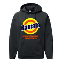 Kamala Removes Stubborn Orange Stains Funny Democrat Performance Fleece Hoodie