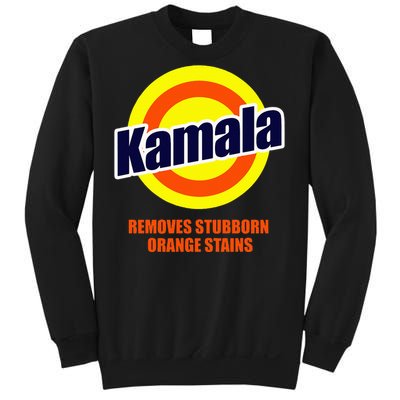 Kamala Removes Stubborn Orange Stains Funny Democrat Sweatshirt