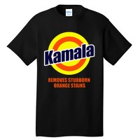 Kamala Removes Stubborn Orange Stains Funny Democrat Tall T-Shirt