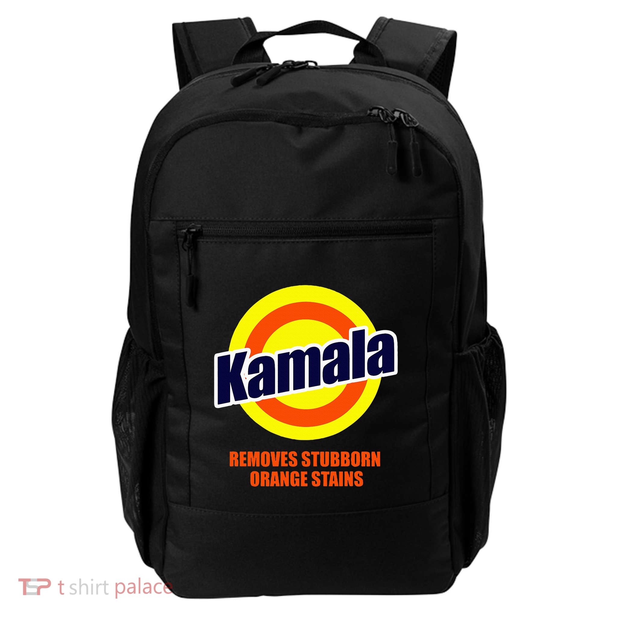 Kamala Removes Stubborn Orange Stains Funny Democrat Daily Commute Backpack