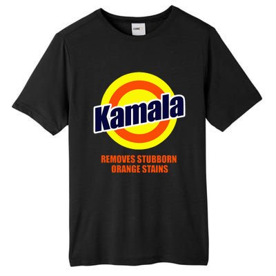 Kamala Removes Stubborn Orange Stains Funny Democrat Tall Fusion ChromaSoft Performance T-Shirt