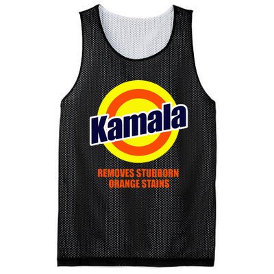 Kamala Removes Stubborn Orange Stains Funny Democrat Mesh Reversible Basketball Jersey Tank