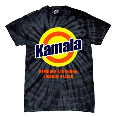 Kamala Removes Stubborn Orange Stains Funny Democrat Tie-Dye T-Shirt