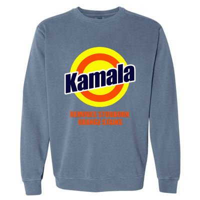 Kamala Removes Stubborn Orange Stains Funny Democrat Garment-Dyed Sweatshirt