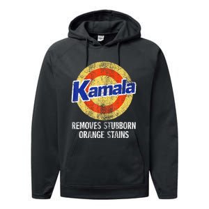 Kamala Removes Stubborn Orange Stains Kamala Harris 2024 Performance Fleece Hoodie