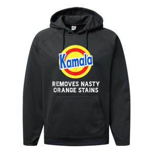 Kamala Removes Stubborn Orange Stains Kamala Harris 2024 Performance Fleece Hoodie