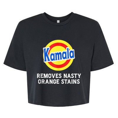 Kamala Removes Stubborn Orange Stains Kamala Harris 2024 Bella+Canvas Jersey Crop Tee