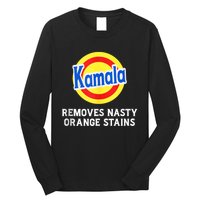 Kamala Removes Stubborn Orange Stains Kamala Harris 2024 Long Sleeve Shirt