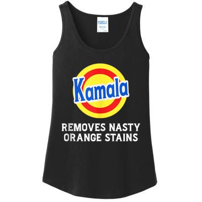 Kamala Removes Stubborn Orange Stains Kamala Harris 2024 Ladies Essential Tank