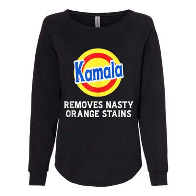 Kamala Removes Stubborn Orange Stains Kamala Harris 2024 Womens California Wash Sweatshirt