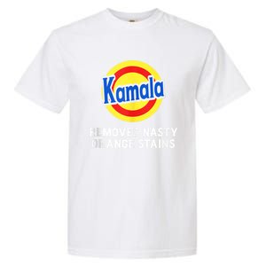 Kamala Removes Stubborn Orange Stains Kamala Harris 2024 Garment-Dyed Heavyweight T-Shirt