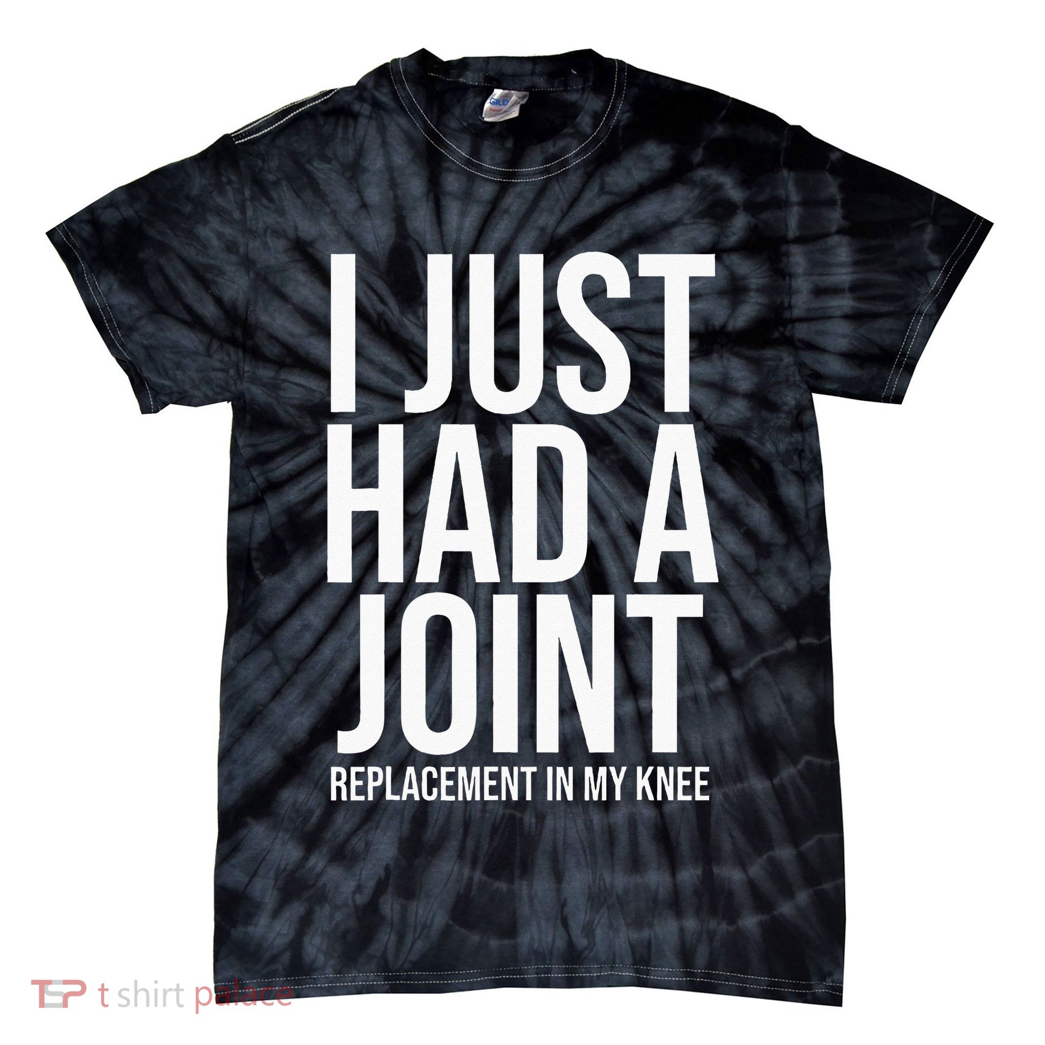 Knee Replacement Surgery Arthroplasty Artificial Joint TKR Tie-Dye T-Shirt