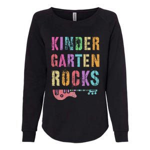 KINDERGARTEN ROCKS Teacher Crew Rock Star Kinder Team Womens California Wash Sweatshirt